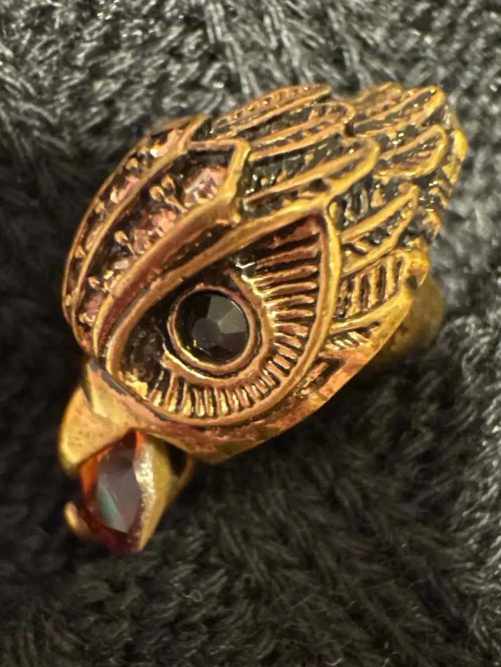 Kurt Geiger London Pave Eagle Head Stud Earrings